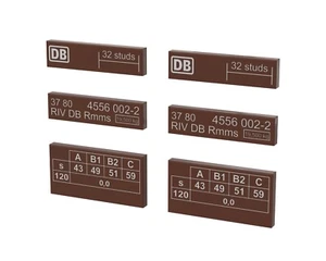 Custom UV Print on LEGO Tiles - Cargo wagon RMMS663 pack - Picture 1 of 3