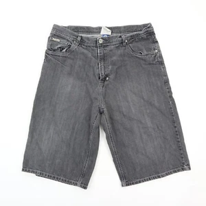 Vintage Y2K G Unit Baggy Shorts Faded Black Denim Grunge Skate Hip Hop size 36 - Picture 1 of 5