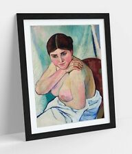 SUZANNE VALADON, JULIET SITTING IN THE ARMCHAIR -FRAMED WALL ART PICTURE PRINT