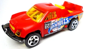 2004 HOT WHEELS OFF TRACK RED 1:64 DIECAST 3" OFF ROAD RACE TRUCK W/ YELLOW - Picture 1 of 6