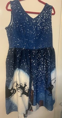 Christmas Dress Women’s Size XL (16) Worn Once! - Image 1 of 3