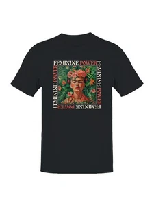 Frida Kahlo Embracing Feminine Power Men's T-shirt - Picture 1 of 12