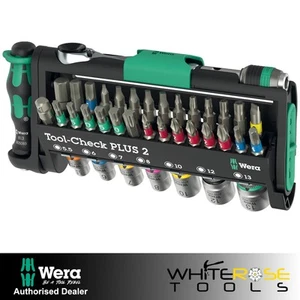 Wera Screwdriver Bits Bit Holder Socket Set Tool Check PLUS 2 39pc PH PZ TX - Picture 1 of 10