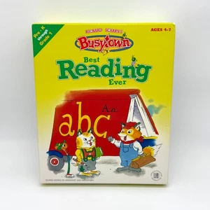 Vintage Richard Scarry's Busytown Big Box PC Best Reading Ever New Windows Mac - Afbeelding 1 van 12