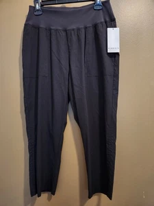 Pantalone donna Kinesis nero yoga esercizio cropped Capri taglia media  - Foto 1 di 6