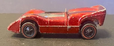 1968 Vintage Hot Wheels Redline Spectraflame Red McLaren M6A Grand Prix Series - Image 1 of 4