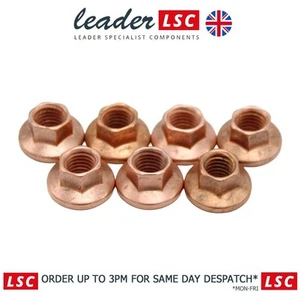 7x M8 Exhaust Manifold Nuts GENUINE Vauxhall Corsa D 2006 to 2014 NEW 90502418 - Picture 1 of 12