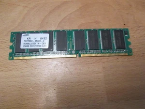 Samsung Kr H 0432 256MB DDR RAM PC2700U-25331-Z Very Good 3456 - Picture 1 of 3