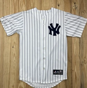 2008 MAJESTIC AUTHENTIC YANKEES DEREK JETER #2 SIZE S PINSTRIPE JERSEY - Picture 1 of 7