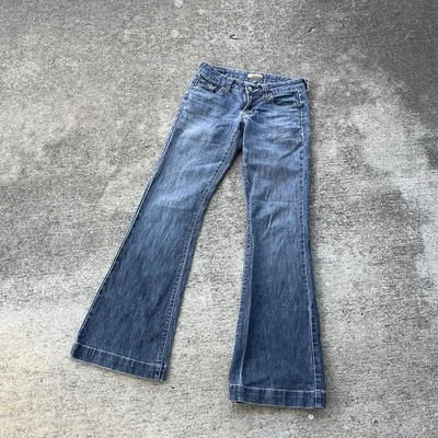 See Thruu Soul Women’s Bootcut Flare High Rise Jeans Indigo Wash Size 24 Y2K - Image 1 of 4