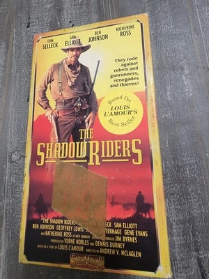 THE SHADOW RIDERS (1992 VHS) Tom Selleck Sam Elliott WESTERN - Image 1 of 4