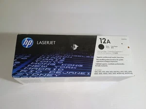 Genuine HP LaserJet 12A Black Toner Cartridge Q2612A New - Picture 1 of 5