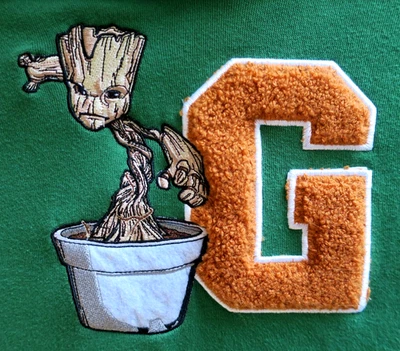 Guardianes de la Galaxia Baby Groot Pullover Terrycloth-Letter Sudadera con Capucha Talla Mediana Foto 1 de 3