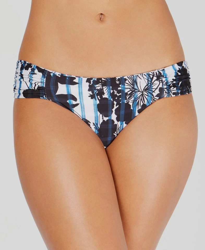 Pantalones de bikini reversibles estampados azules de Lucky Brand para mujer talla M Foto 1 de 1
