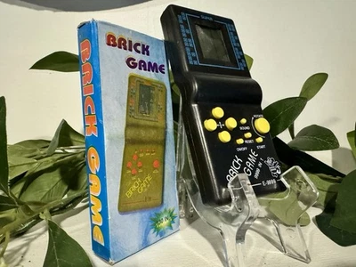 Consola portátil vintage Brick Game E-9999 | 9999 en 1 | Retro Tetris ~ Negra Foto 1 de 4