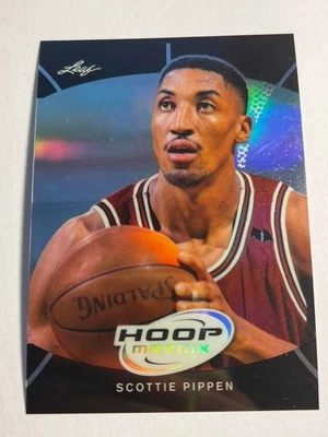 2012 Leaf Hoop Matrix PROVA DE ACETATO acabamento refrator Scottie Pippen - Imagem 1 de 2