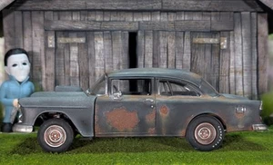 1/18 diecast car "Falfa 55" rusty weathered American Graffiti Bob's Beaters - Picture 1 of 24