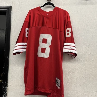 Camiseta para hombre Mitchell & Ness 1987 Steve Young #8 de los San Francisco 49ers 56 Foto 1 de 4