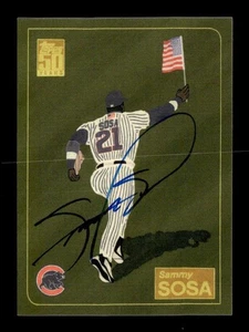 2021-22 Topps Project70 #657 Sammy Sosa BAS Hand Signed Auto - Picture 1 of 2