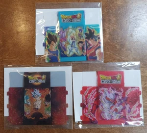 Dragon Ball Z Super Card Game Deck Box Set of 3 BRAND NEW SEALED - Picture 1 of 7