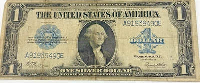1924 $1 Large Note Silver Certificate - Image 1 of 2