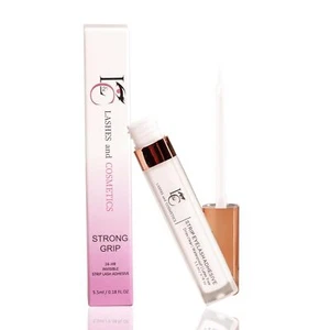 Clear Strip Eyelash Glue, Super Strong Hold Clear Eyelash Adhesive Waterproof La - Picture 1 of 9
