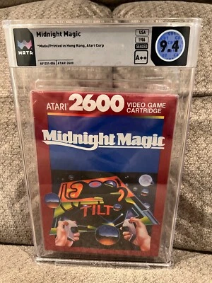 MIDNIGHT MAGIC Atari 2600 WATA Graded 9.4 A++ Seal Brand New Factory Sealed - Image 1 of 4
