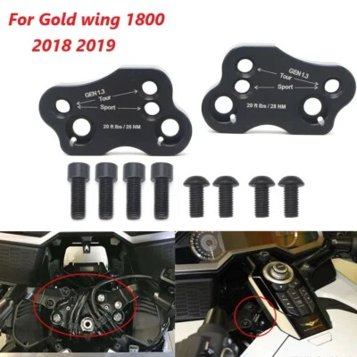 Adaptador elevador de manillar ajustable apto para Honda Goldwing 1800 GL1800 2018 2019 Foto 1 de 4
