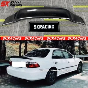 Fits Honda Accord 98-02 Sedan Duckbill Real Carbon Fiber Rear Trunk Spoiler Wing - Picture 1 of 22