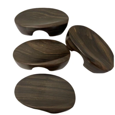 5pcs new madel ebony middle violin chinrest 4/4,violin parts - Image 1 of 4