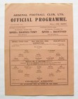 ARSENAL v CHARLTON ATHLETIC 1945/1946 *Excellent Condition Football Programme*
