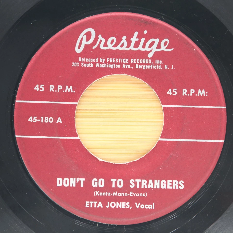 ETTA JONES - DON'T GO TO STRANGERS / IF I HAD YOU - JAZZ 45 PRESTIGE Foto 1 de 2