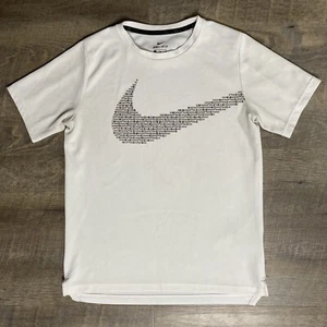 Nike Minilogo Dri Fit Athletic T-Shirt in White Youth Size XL CJ7734-100 - Picture 1 of 6