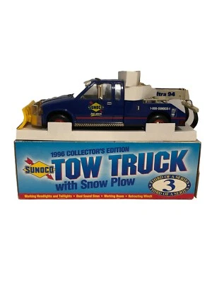 Camión de remolque Sunoco 1996 edición coleccionista nuevo en caja con quitanieves gasolina de colección Foto 1 de 4