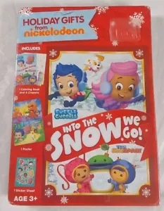 Bubble Guppies: Into the Snow We Go (DVD, 2013) W/Coloring Book/Stickers. New. - Picture 1 of 6