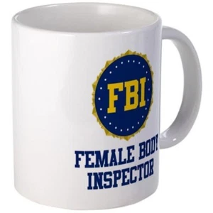 Taza de 11 onzas - Inspectora corporal femenina del FBI - Taza de café de cerámica - Imagen 1 de 1