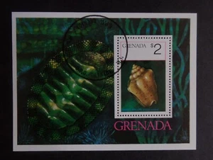 Grenada 1975 Sea Shells MS MS728 used as photo - Imagen 1 de 1