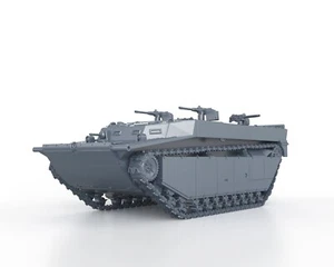 WWII - US LVT 4 WATER BUFFALO - 1/56 1/72 1/87 1/100 3D PRINTED - Picture 1 of 5