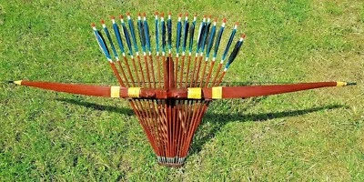 JUEGO TRADICIONAL DE TIRO CON ARCO RECURVO CON 20 FLECHAS (LIBRE COMERCIO) - Imagen 1 de 4