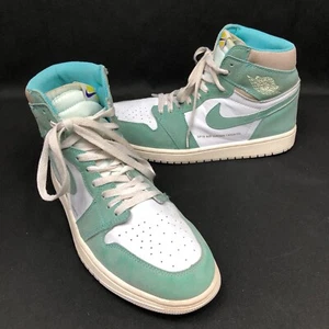 Nike Air Jordan 1 Retro OG Alto Turbo Verde Talla 9.5 555088-311 Verde Blanco OG - Imagen 1 de 9