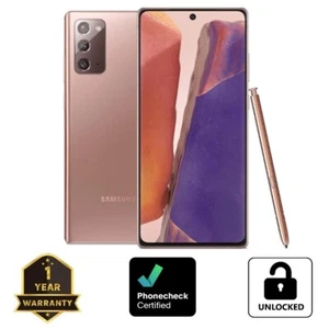 Samsung Galaxy Note20 5G SM-N981U - 128GB - Mystic Bronze (Unlocked) Smartphone - Picture 1 of 4