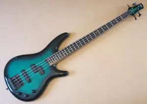 1998 Ibanez Soundgear SDGR SR600 Fujigen Japan Passive Electric PJ Bass Green - Picture 1 of 16