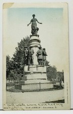 Columbus  Ohio "OUR JEWELS" Tinsel Glitter Decorated 1906 Postcard I5