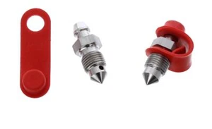 Pour Citroen Envoi Frein Avant Étrier Acier Inoxydable Vis de Purge + Capuchons - Picture 1 of 3
