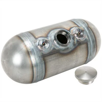 Domed Steel Oil Tank Lowbrow Customs Triumph BSA 切碎机 bobber 硬质跟踪器 — 第 1/4 张图片