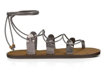 SANUK YOGA CLEOPATRA SANDALIAS GLADIADOR PELTRE MUJER TALLA 9 EE. UU. Foto 1 de 2