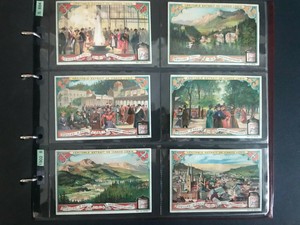 trade cards Liebig well known spas S694 - 1902 full set 