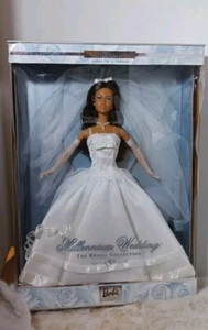 Mattel Millennium Wedding AA Barbie Bridal Collection Series 1999 Doll - Picture 1 of 19