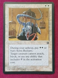 Magic The Gathering HOMELANDS SERRA BESTIARY white card MTG - Picture 1 of 2
