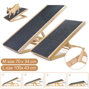 Dog Ramp for Bed Car Ramp Folding Pet Ramp Dog Stairs Cat Ramp Portable Dog Step - Picture 1 of 16